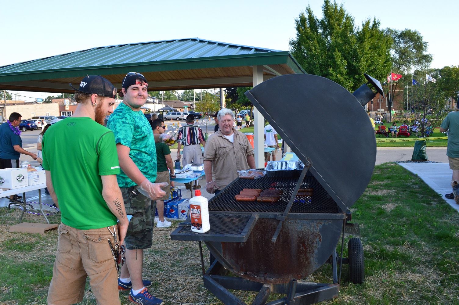 Members of the Villa Park VFW Post 2801 serve concessions at a summer concert at Cortesi Veterans Memorial Park on Aug. 4, 2016.